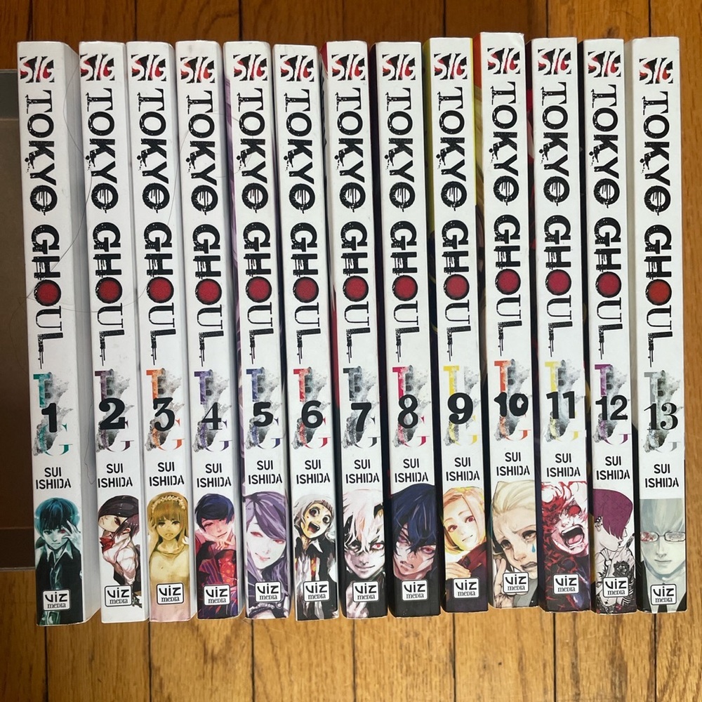 Tokyo Ghoul, volumes 1-13